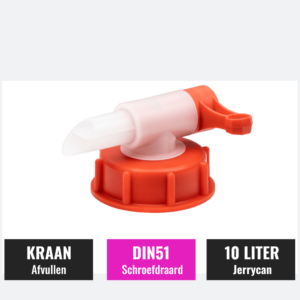 AFTAPKRAAN VOOR JERRYCAN din 51