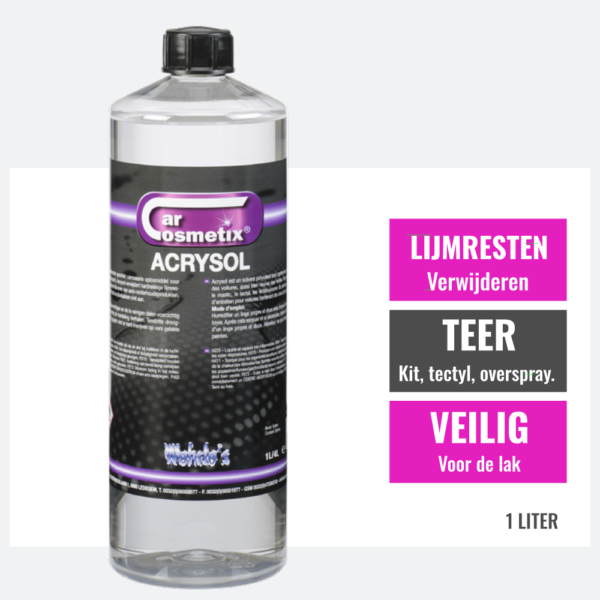 Acrylsol lijmrest verwijderaar 1liter