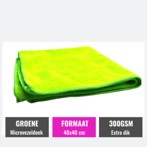 MICROVEZELDOEK AUTO GROEN