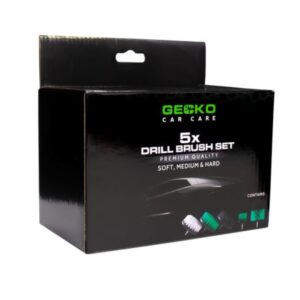 Gecko Drill brush set 5 pieces