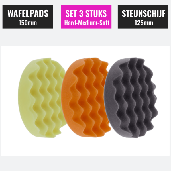 Wafelpads set 3stuks gecko