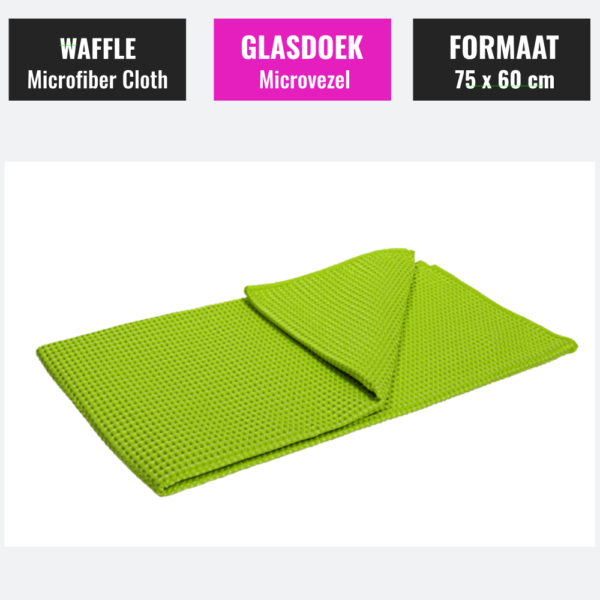 Waffle microfiber cloth