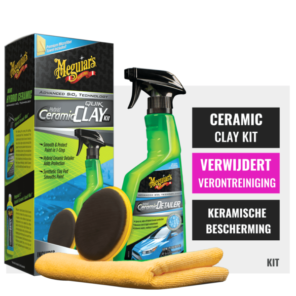 Meguiars Hybrid Ceramic Synthetic Clay Kit