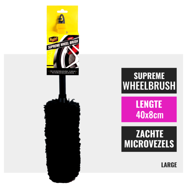 Meguiars Supreme Wheel Brush – Large