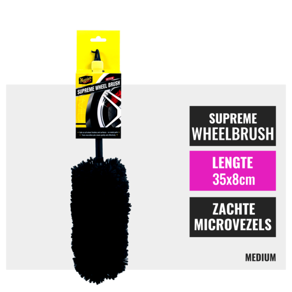 Meguiars Supreme Wheel Brush – Medium