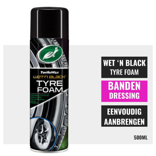 Turtle Wax Wet N Black Tyre Foam