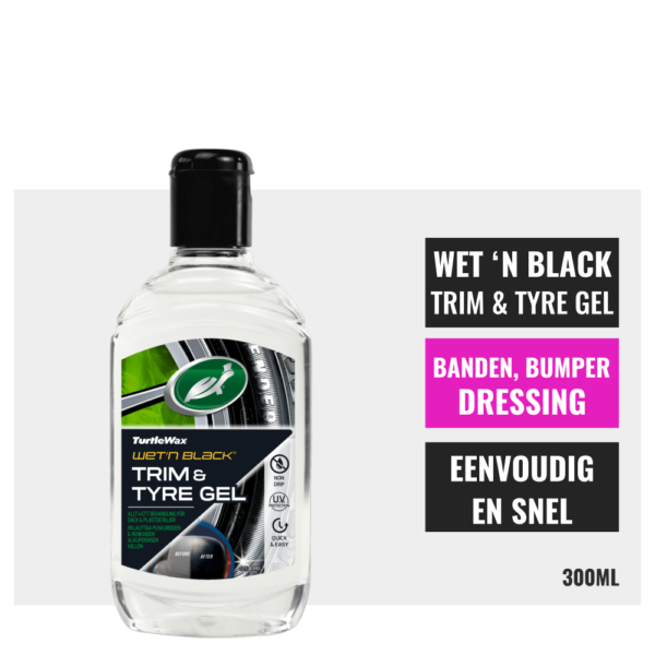 Turtle Wax Wet N Black Tyre & Trim Gel