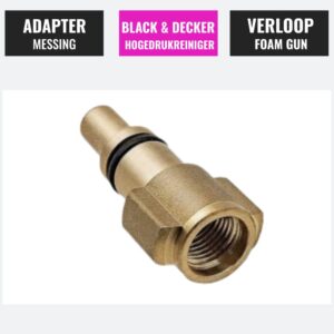 Adapter Black & Decker hogedrukreiniger